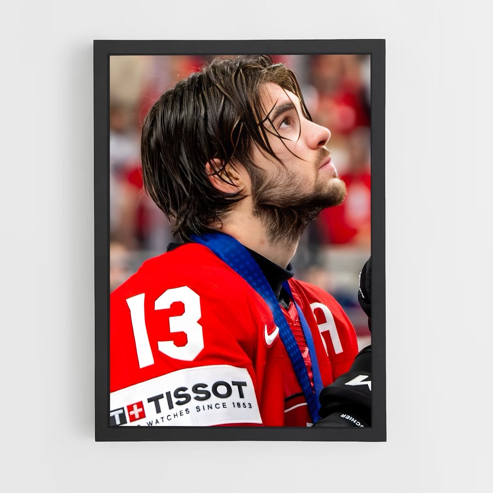 Poster Le Barbu du Hockey – affiche Hockey sur glace (vue 2)